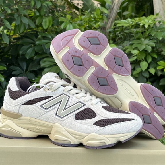 New Balance 9060 Mens Sneakers in Beige and Brown - Picture 11 of 14